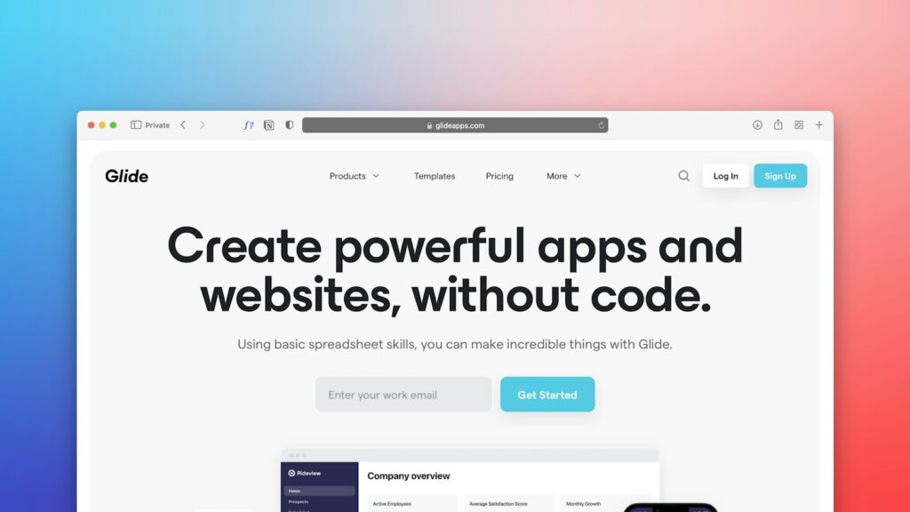 Computerbildschirm mit geöffneter Webseite im Browser